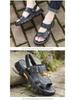 Herren 2024 Echte Rindsleder-Sandalen: Rutschfeste Fahr- & Badeslipper