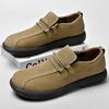 Handmade Suede Leather Casual Shoes for Men Comfy Walking Shoes Outdoor Driving Footwear Loafers Breathable Business Moccasins