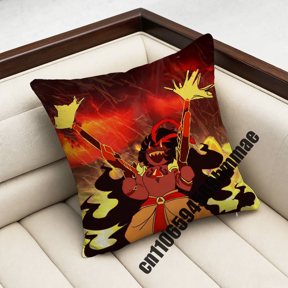 For Burning Spice CCookie Run Throw Pillow Case Sham xcm xcm Square Car Pillowcase Pad Cushion Cover