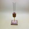 Creative Wooden Vase with Glass for Hydroponic Plants and Flowers