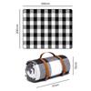 Beach picnic blanket mat with insulation waterproof 200x200cm mat xxl checkered