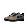 Nike Air Force 1 Abrasion Resistant Height Increasing Low top Skateboard Shoes Unisex Black Brown CW2288-001(Team577-1.0)