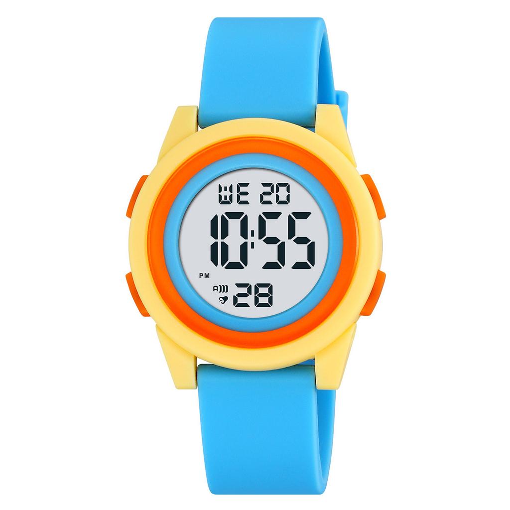Student Party Watch Men's and Women's Electronic Watch Silicone Multifunctional Outdoor Sports Waterproof Children's Electronic Watch