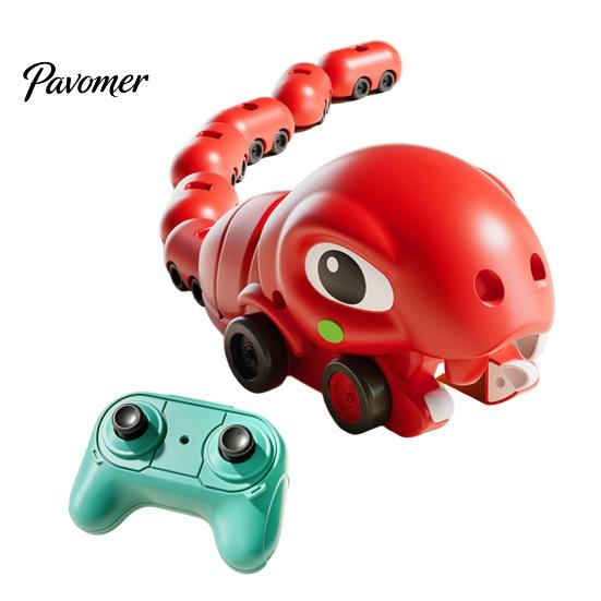 Magnetic Snake Game RC Toy, Electric Remote Control Eating Itself Toy Parent-Child Interactive Competitive Race Car for Boys Girls Two Player Battle