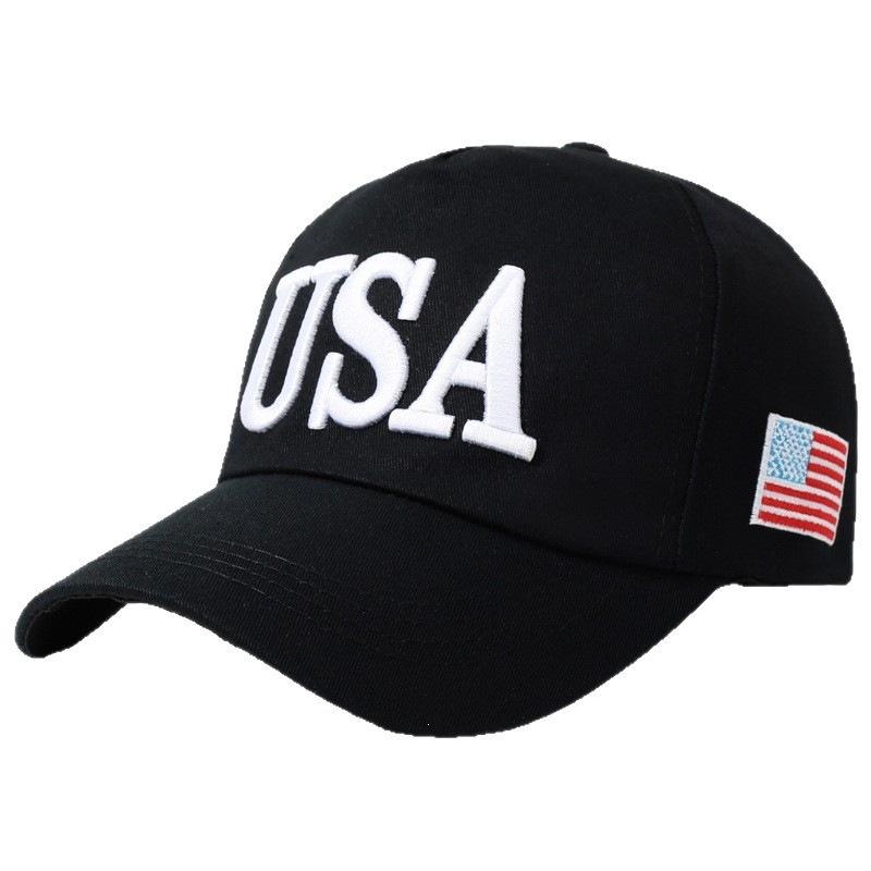 Cappello SA berretto da esterno con bandiera americana nuova lettera U visiera ricamata berretto da baseball