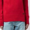 Polo Ralph Lauren Jesień/Zima 21 Sweter męski z prążkowanej wełny z wysokim kołnierzem i długim rękawem Czerwony 710814395-006