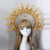 Baroque Luxury Hair Hoop Headwear Gothic Crown Material Package Goddess Pearl Headband Hair Accs for Women Photo