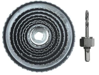 Vorel Hole Saws For Wood 9pcs. 38-127Mm