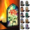 Gothic Arch Design Book Nook Acrylic Tabletop Holder Light-transmitting Table Setting  Living Room