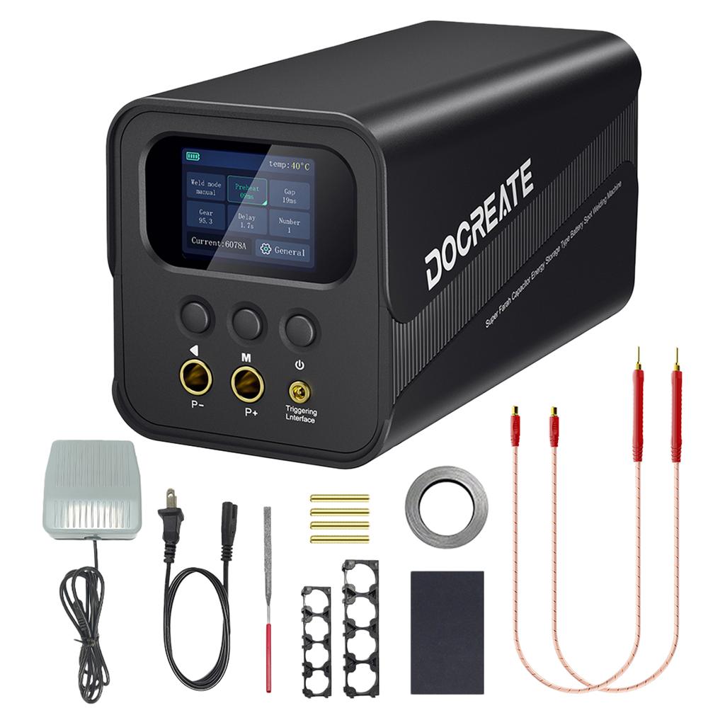 Spot Welder 99 Gears Adjustable Handheld Spot Welder 2 Inch LCD Screen for Battery Packs DIY & Repair