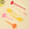 Candy Fruit Fork Food Grade Plastic Mini Cartoon Kids Cake Fruit Toothpick Bento Lunch Bento Accessories Party Decoration Supply