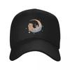 Playful Otter Circle Baseball Cap Hiking Hat Summer  Dad  Luxury Unisex For Girls Unisexs
