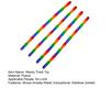 4Pcs Wacky Track Fidget Toy Stress Anxiety Relief Educational Rainbow Jointed Track Kids Teens Adults Sensory Toy Goodie Bag Stuffer Party Favors