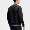 Fila Letter Print Fitness Pullover Knit Sweatshirt Men Sweatshirt Deep-Black A11M411210F-BK