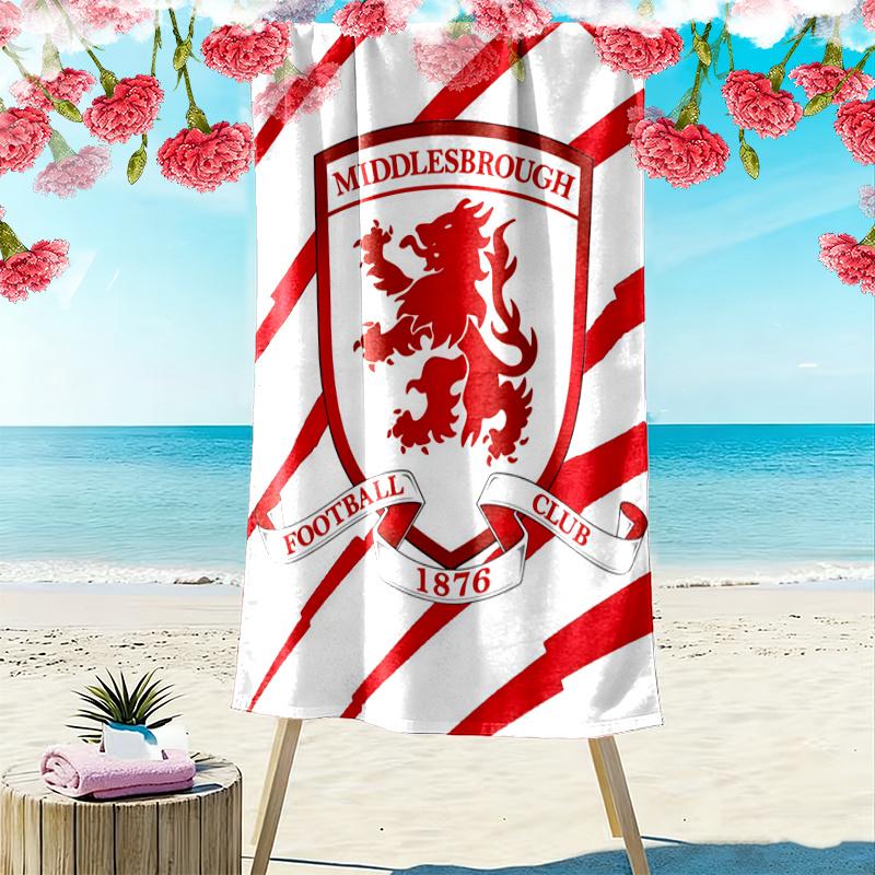 Middlesbrough Towel, Large Soft Quick Dry Towel for Beach Camping Swimming