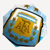 Argentina Football Association Automatic Opening and Closing, 8 rib Structure Portable Umbrella, Suitable for Men and Women in All Seasons