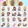 20PCS/SET Tattoo Stickers  LABUBU Stickers  Cartoon Tattoo Stickers  Disposable Tattoo Stickers  Fridge Stickers  Birthday Party