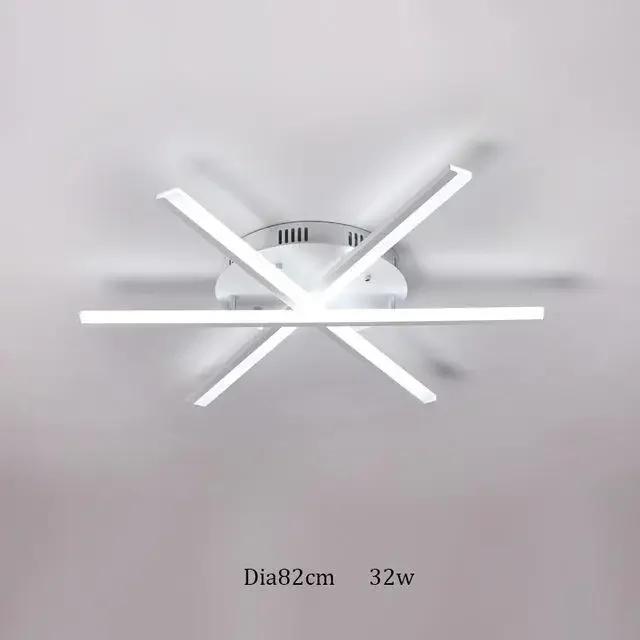 Nordic Living Room Bedroom kitchen design of Modern acrylic LED Chandelier Ceiling can Dimming Lighting lamp light gloss