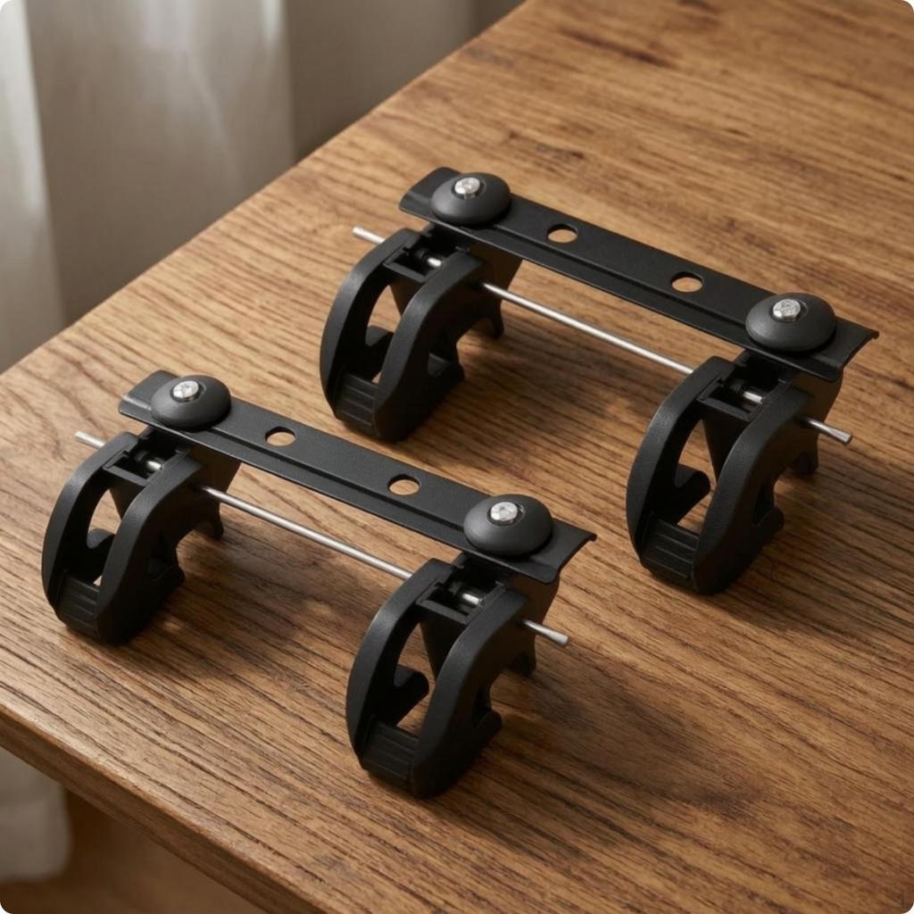 Cycle Basket Mounting Bracket FastRelease Rear Fixing Clamp Adjustable Hardware for