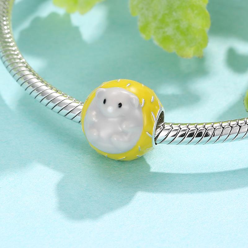 

Популярные 925 пробы серебра, разноцветные подвески в виде животных, бусины для изготовления ювелирных изделий, подвески, подходят для оригинальных европейских браслетов