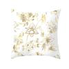 Gold Plant Printed Polyester Case Cover Sofa Pute Cover Home Decor