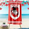 St George llawarra Print Beach Towel, Large Soft Quick Dry Towel for Beach Camping Swimming