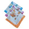 Flower Motif Handkerchief Set, 18Pcs Soft Cotton Cloths with Scalloped Trim for Personal Wiping, Table Settings, and Small-Item Wrapping