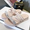 Women's Sandals for Summer Wear, Slippers Flatbottomed Fashion Flipflops, Beach Shoes Cool Slippers Women's Stall Shoes