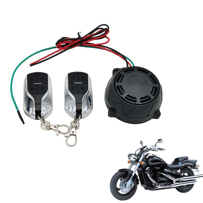 12V Motor Remote Control Kit Anti-theft Alarm Systems All Purpose Suitable for Motorcycle Scooter Bike