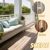 4 Pieces of Stainless Steel Brackets, Suitable for Wooden Materials, Easy To Install, with Perforated Metal Plates