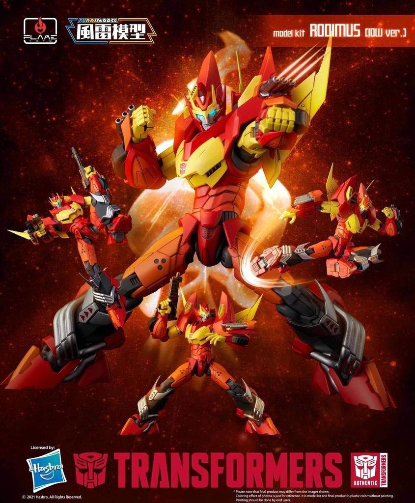 FLAMETOYS Sentinel Transformers Rodimus Prime Action Plastic Model