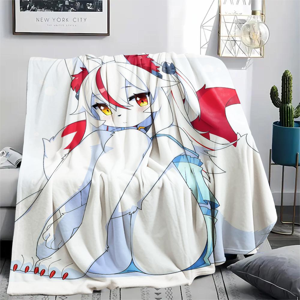 1Pc Cartoon Print Flannel Blanket, High quality Comfortable for All Seasons, Home Decor, Warmth and Comfort, Perfect for Christmas Birthday Gift