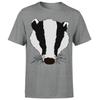 Badger Animal Face Ani Mates Unisexs Funny Novelty TShirt OrP1A2