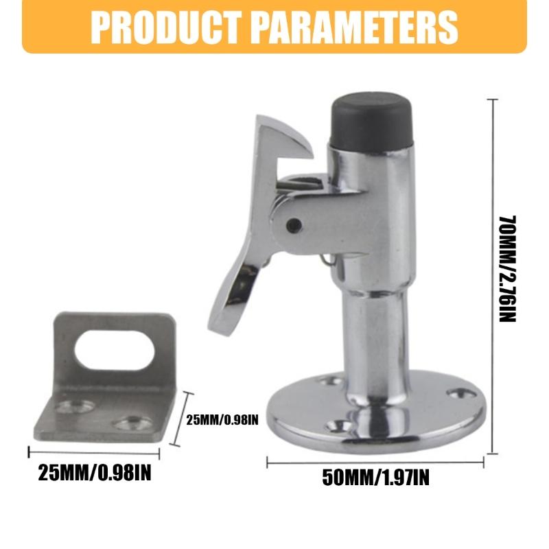 Wall Mounted Door Stop Stainless Steel Door Stop Windproof Magnetic Door Stoppers for Boats Yachts Boats Accessories Marine Hardware
