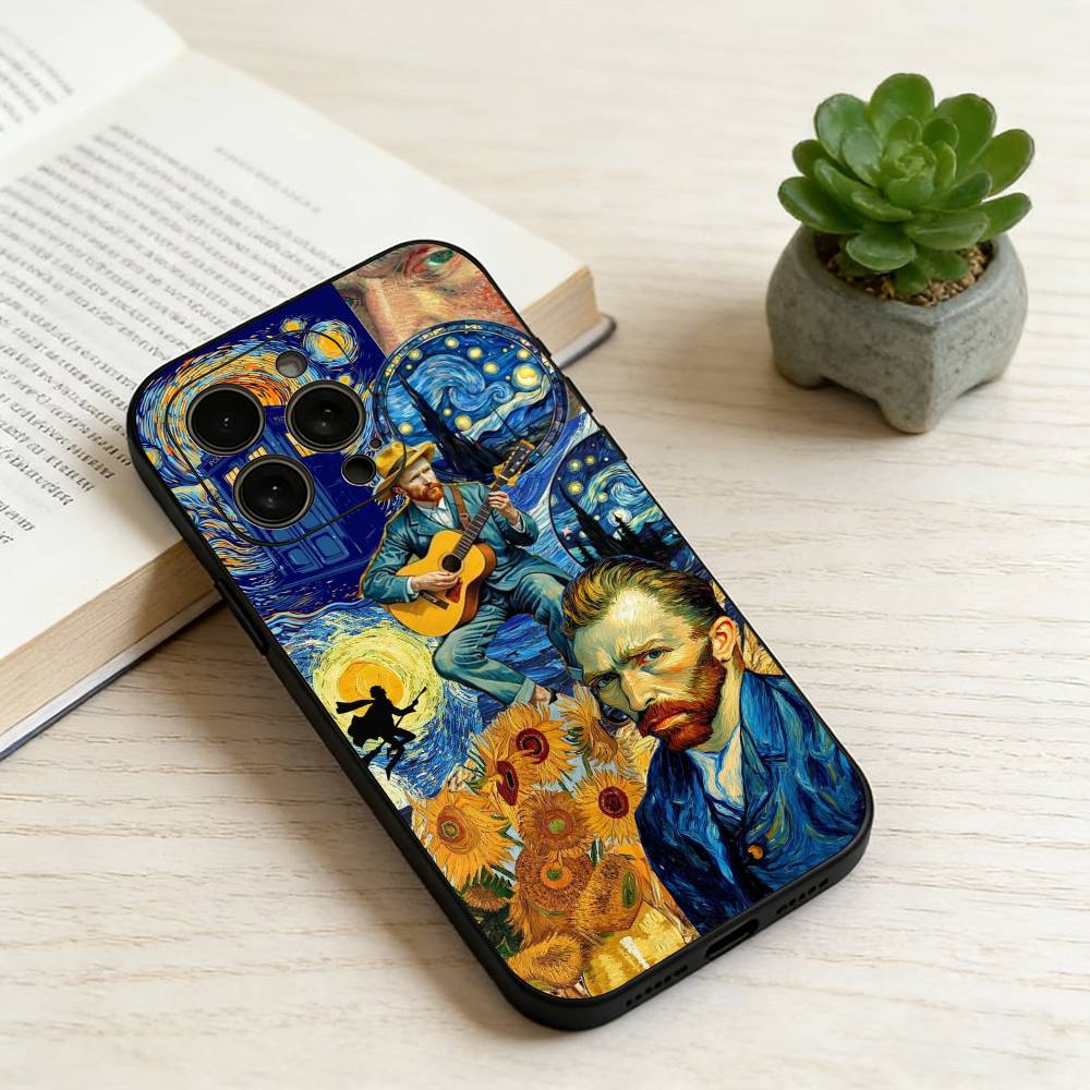 

Винсент Ван Гог Чехол для телефона Силиконовый Мягкий Для IPhone 17 16 15 14 13 12 11 X XR Plus Pro Max Plus iPhone16se4