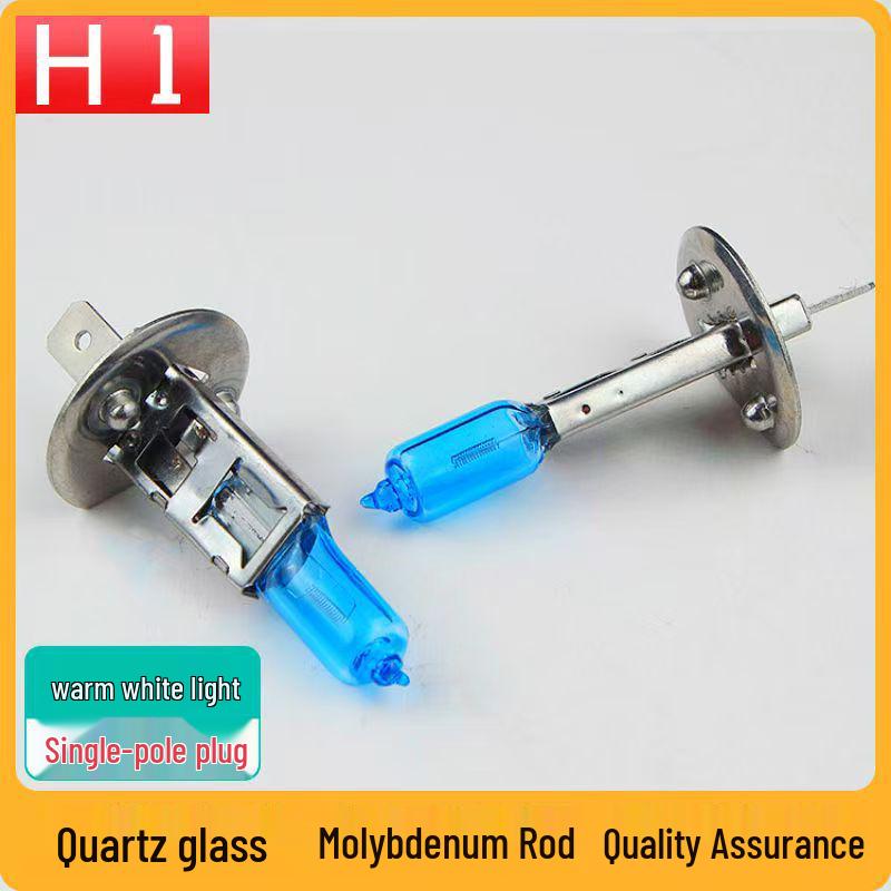 12V Super Bright Halogen Turn Signal & Headlight Lamp - H1 Super White High/Low Beam