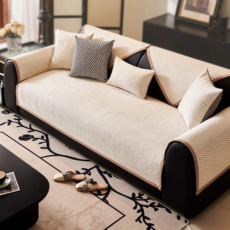 The New Chenier Sofa Cushion Is Universal In All Seasons, Light Luxury, High-end Non-slip Cover, Seat Cushion, Sofa Cover Cloth Towel.