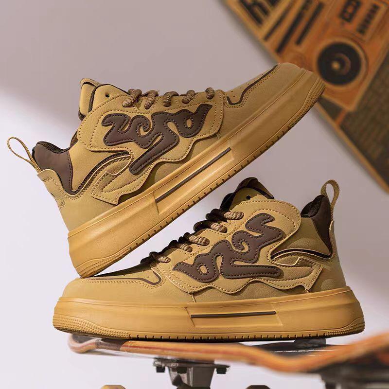 High-top Autumn 22 New Spring Waterproof Shoes, Casual Sports Shoes, Daddy Trendy Shoes