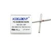 10pcs/box Dental Diamond Burs Drill Dental Polishing Smoothing Whitening Product For High Speed Handpiece Dentist Burs EX-18F