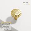 French Modern Gold Zinc Alloy Cabinet Handle