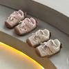Baby girl's toddler shoes with soft soles, new autumn model, infant sports shoes, non-slip, with bow, Korean style, girls' shoes for toddlers
