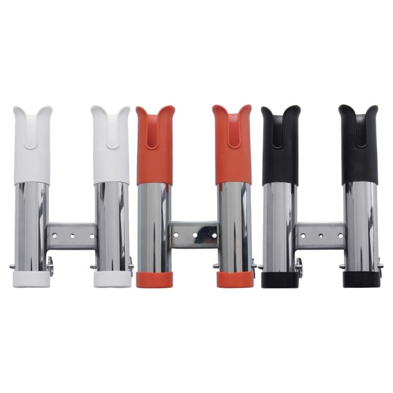 Rail Clamp On Fishing Rod Holder Fishing Rod Stabilizer Stainless Steel Mounting System For Boating