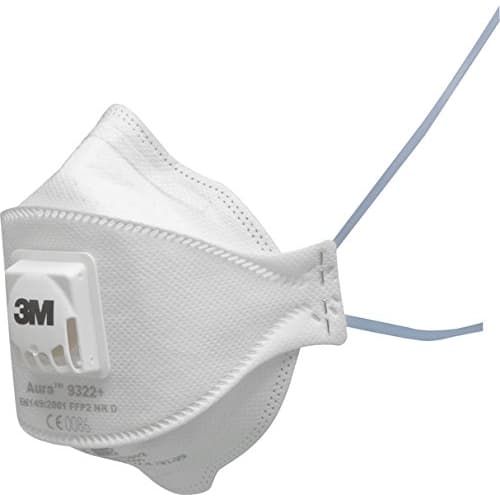N95 Equivalent Product 3M Aura Disposable Dust Mask 9322J+ DS2 Value Type 10 Pieces