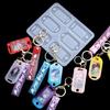Geometry Shape Ornament Mold DIY Keychain Pendant Jewelry for Key Chain Decor