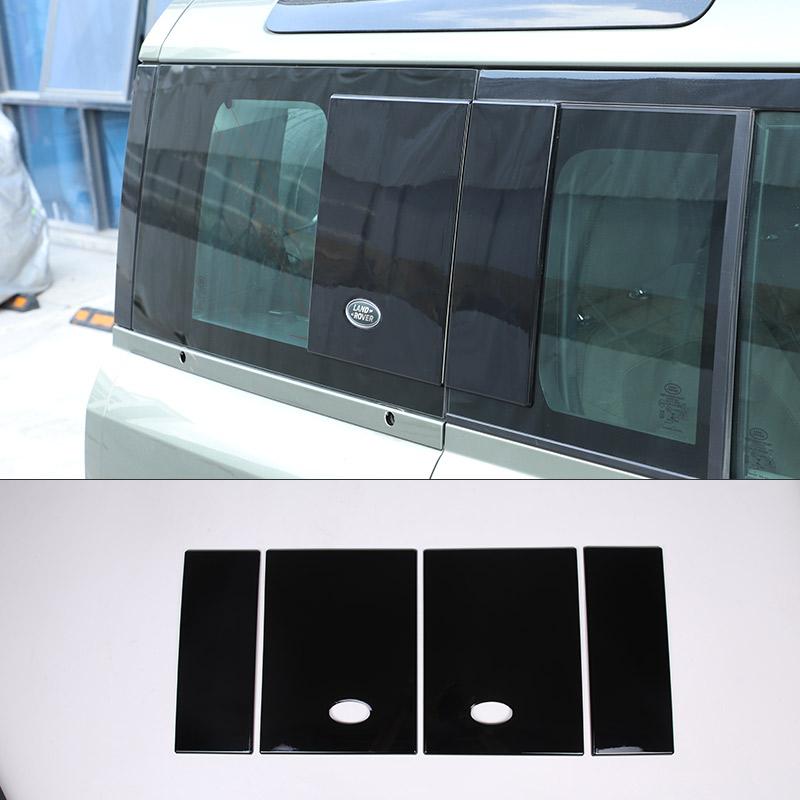 ABS Black For Land Rover Defender 90 110 2020-23 Car Interior Central Control Protection Cover Decorative Patch Car Accessories