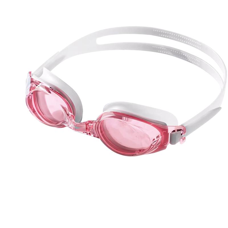 Li Ning Swim Goggles Silicone Indoor & Outdoor Swim Fitness Kids  Pink/White ASJT097-2