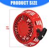 ABS Recoil Starter Replacement For 11HP 13HP GX340 GX390 Engines 200mm Center Hole Design 2840-ZE3-W01ZP 28400-ZE3-W01ZA