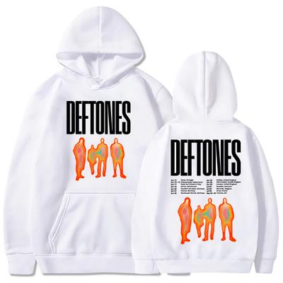 Sudaderas con Estampado de la Gira de Deftones Ropa Hombre Sudaderas con Capucha Manga Larga Hombre Mujer Sudaderas Moda Sudadera con Capucha Unisex
