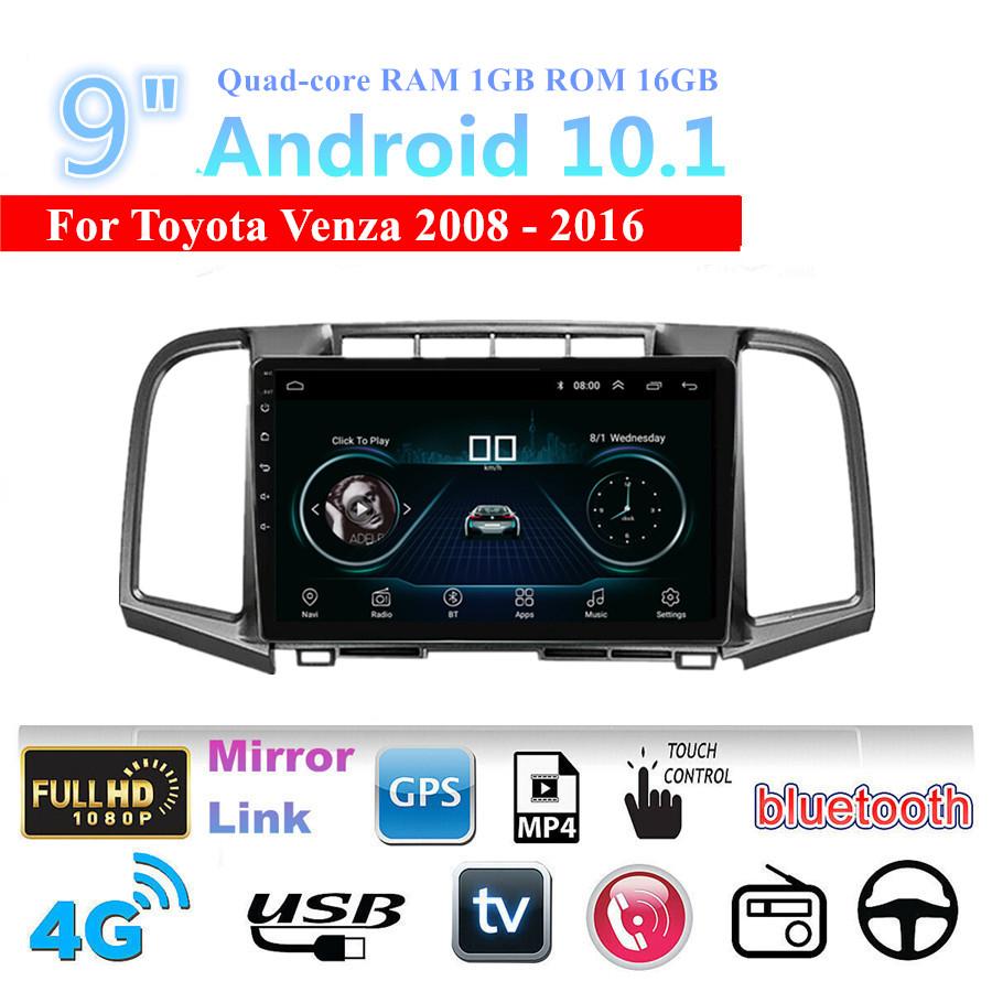 Toyota Venza 08-16 Car Radio - 9" Android 10.1