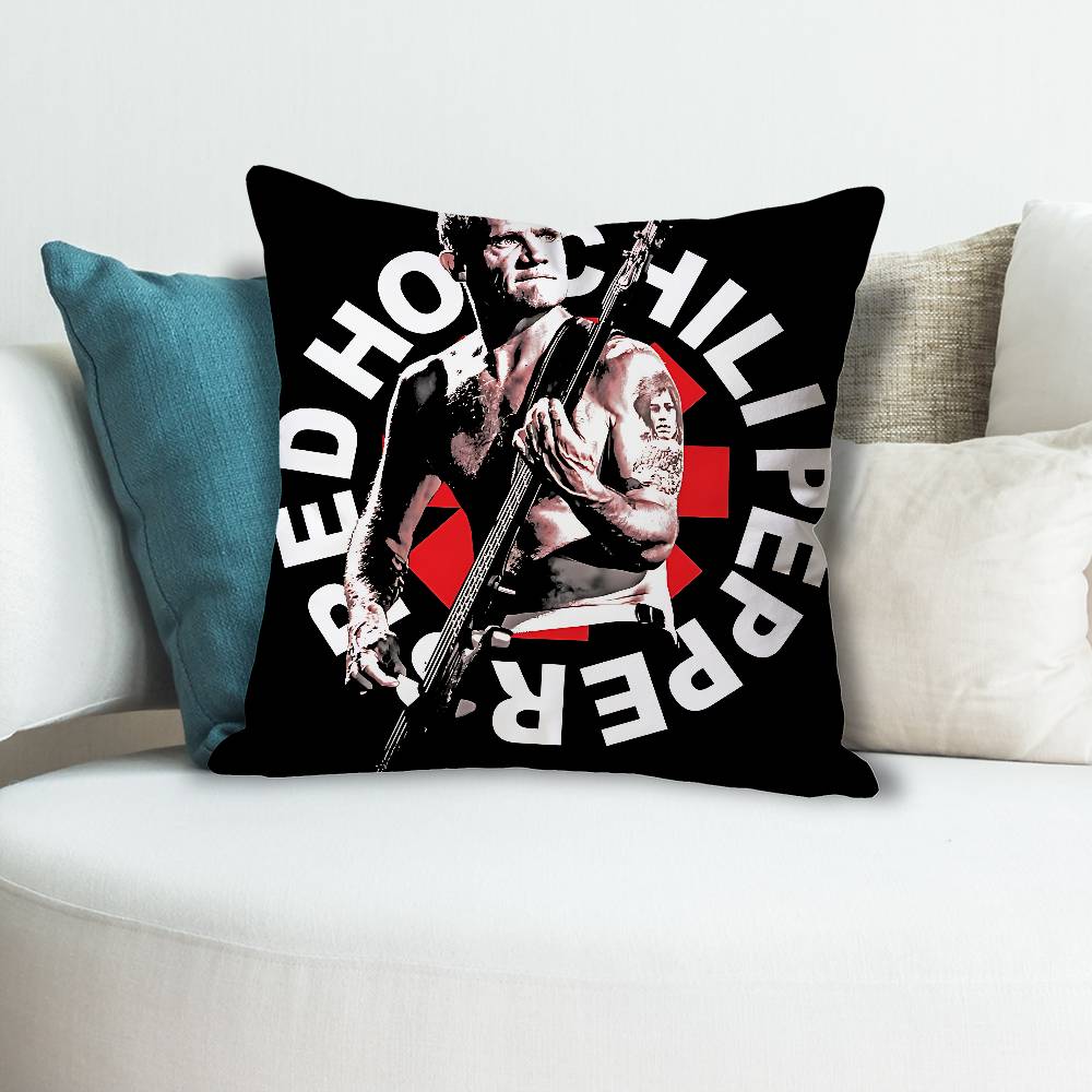 Red Hot CChili PPeppersS Anime Celebrity Merchandise AllMatch Printed Pillow Case Sofa Car Office Room Decoration Protector